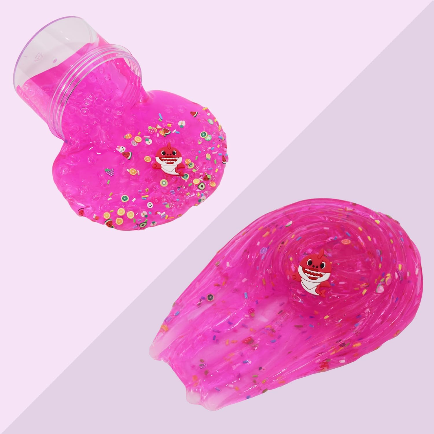 Paquete de 3 dijes crujientes para pecera, súper suave y antiadherente, ideal para regalos de cumpleaños para niñas y niños, recuerdos de fiesta