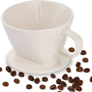 YOLIFE Gotero de café, cafetera de cerámica para verter sobre cono, filtro de infusión lenta de porcelana para viajes, camping, cafetería, YOLIFE Gotero de café, cafetera de cerámica para verter sobre cono, filtro de infusión lenta de porcelana para viajes, camping, cafetería,