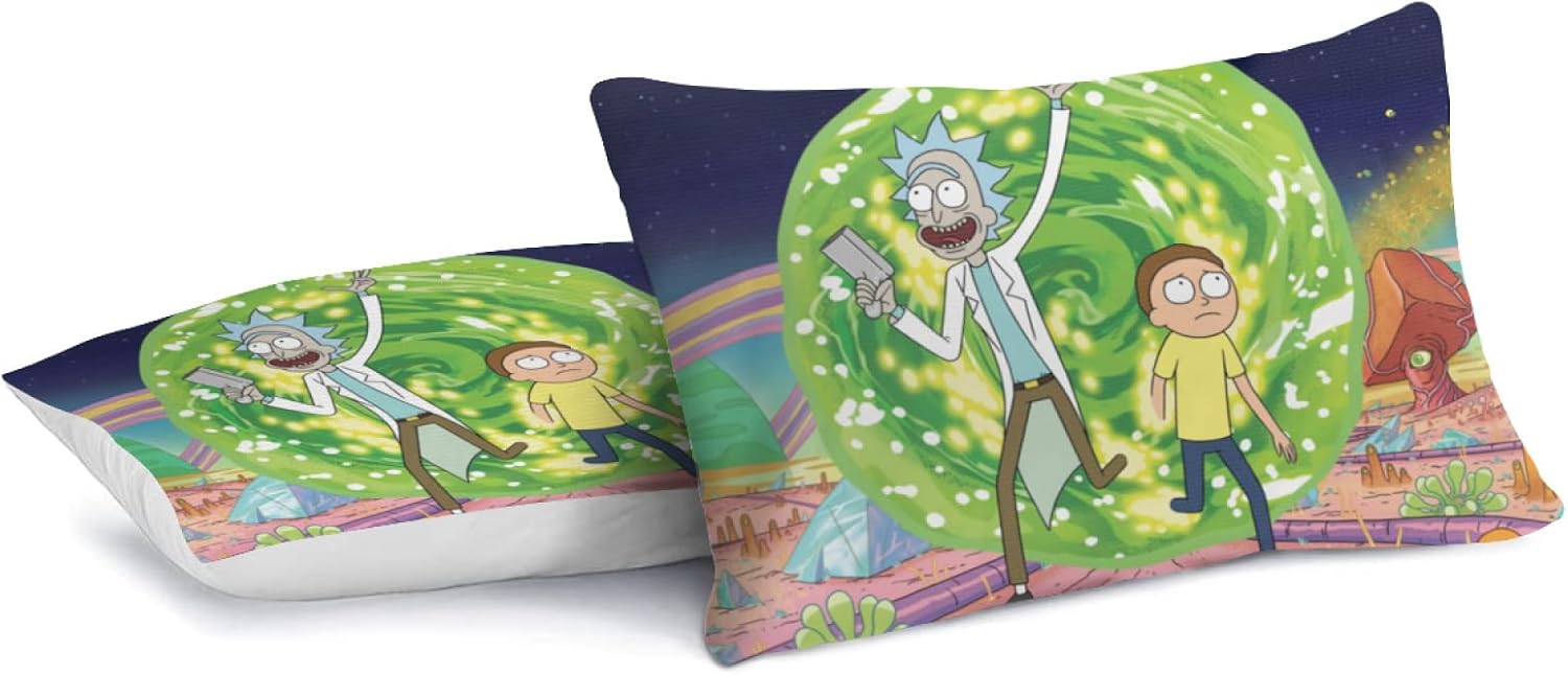 Juego de funda de edredón de anime de dibujos animados de 3 piezas, tamaño matrimonial, juego de ropa de cama con estampado 3D para adolescentes,