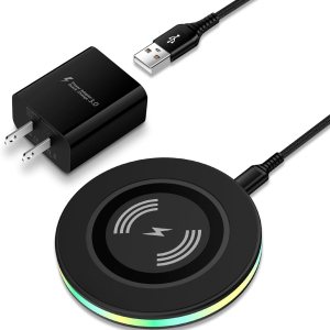 Cargador inalámbrico Samsung de 15 W con adaptador de pared rápido QC 3.0 para Galaxy S24 S23 Ultra S22 S21 FE S20 Z Fold 5 Flip 5 4, Motorola Moto Cargador inalámbrico Samsung de 15 W con adaptador de pared rápido QC 3.0 para Galaxy S24 S23 Ultra S22 S21 FE S20 Z Fold 5 Flip 5 4, Motorola Moto