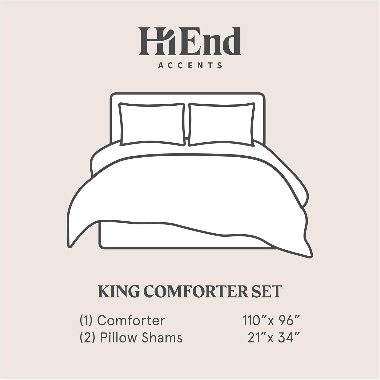 Paseo Road by HiEnd Accents  Juego de edredón de 3 piezas con fundas de almohada, juego de edredón de bosque súper King, juegos de edredón de pinos,