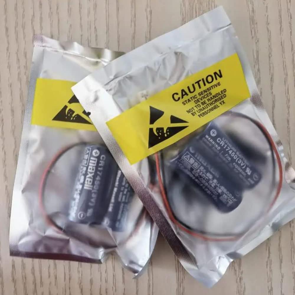 XIAOXX (1 unidad) 2CR17450-2WK27  D80UB016170 3V 2600mAh Batería para Mazak 2CR17450 3V Batería