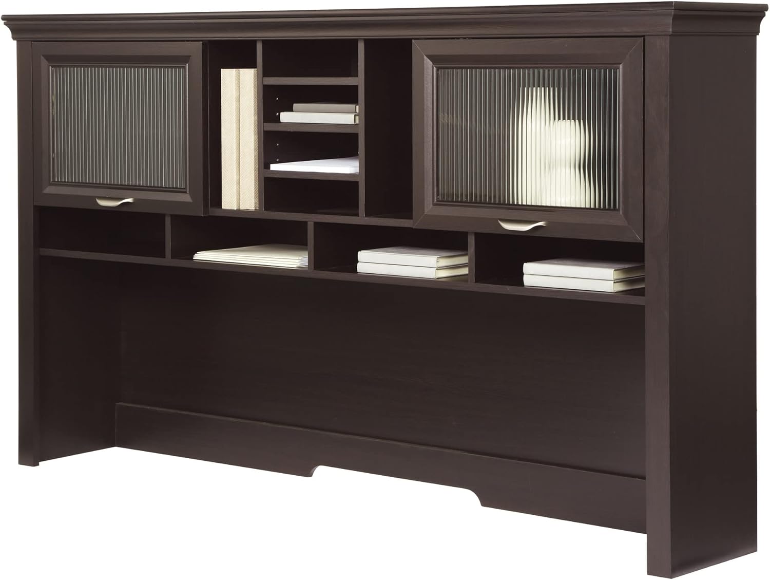 Realspace Magellan Performance – Carcasa para escritorio esquinero en forma de L, 71 pulgadas de ancho, color espresso