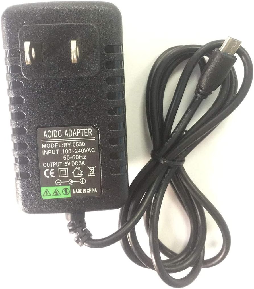 EZ-FIT Fuente de alimentación Raspberry Pi 5V 3A Raspberry Pi 2, Pi 3, Pi 3 B+Fuente de alimentaciónadaptador Micro USB Plug Charger