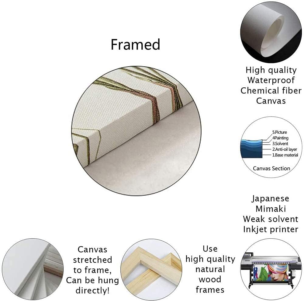 ULLiaN Carteles inspiradores de samurái japonés de Miyamoto Musashi para dormitorio, póster de pared, póster para decoración del hogar, lienzo