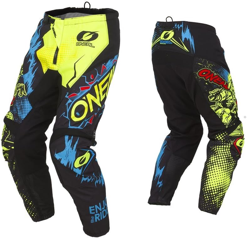 O’Neal Pantalón unisex para niño Element Youth Villian, amarillo, juvenil 56 de EE. UU