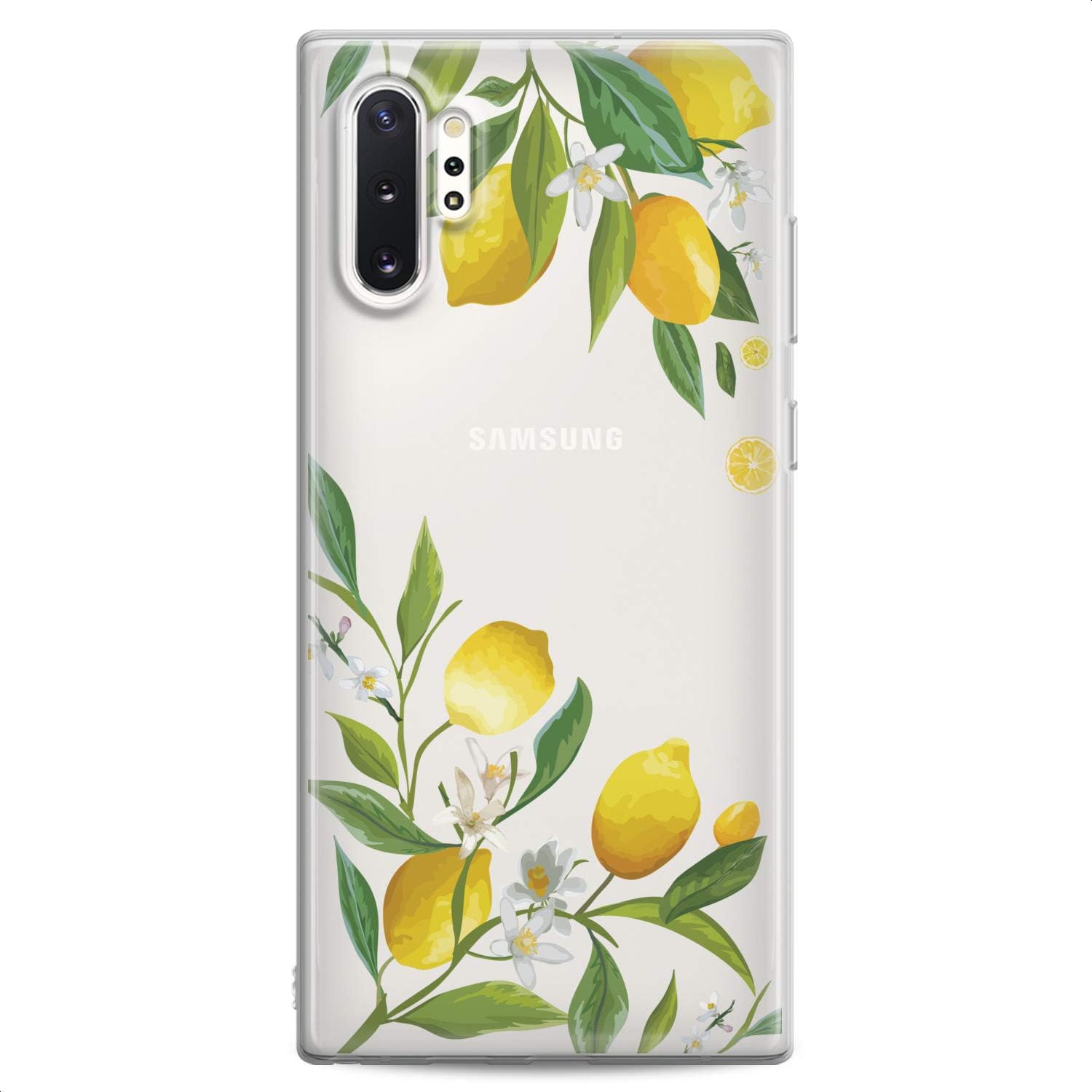 Funda compatible con Samsung S23 S22 Plus S21 FE Ultra S20+ S10 Note 20 5G S10e S9 Slim Fit Patrón Teléfono Frutas Tropical Flexible Silicona