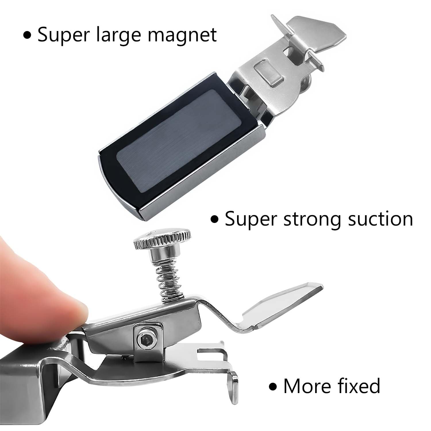 Guía de costura magnética para máquina de coser, accesorio universal para máquina de coser, medidor de costura de dobladillo inferior lineal