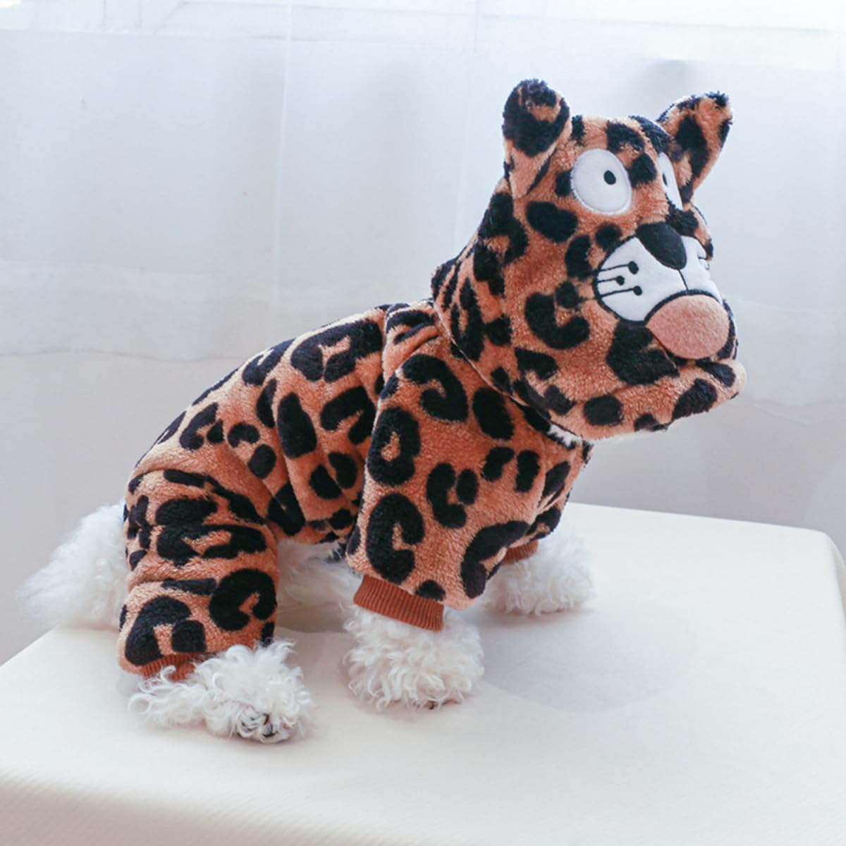 Suéter para perros pequeños, niñas y niños, sudadera con capucha de invierno para perros pequeños, sudadera cálida y esponjosa para clima frío,