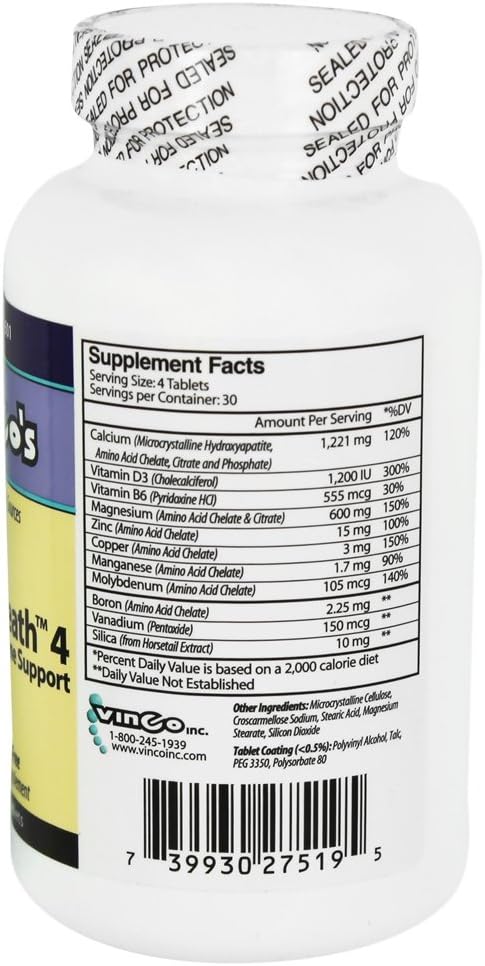 Vinco ‘s – OsteoSheath4 – 120 Tabletas