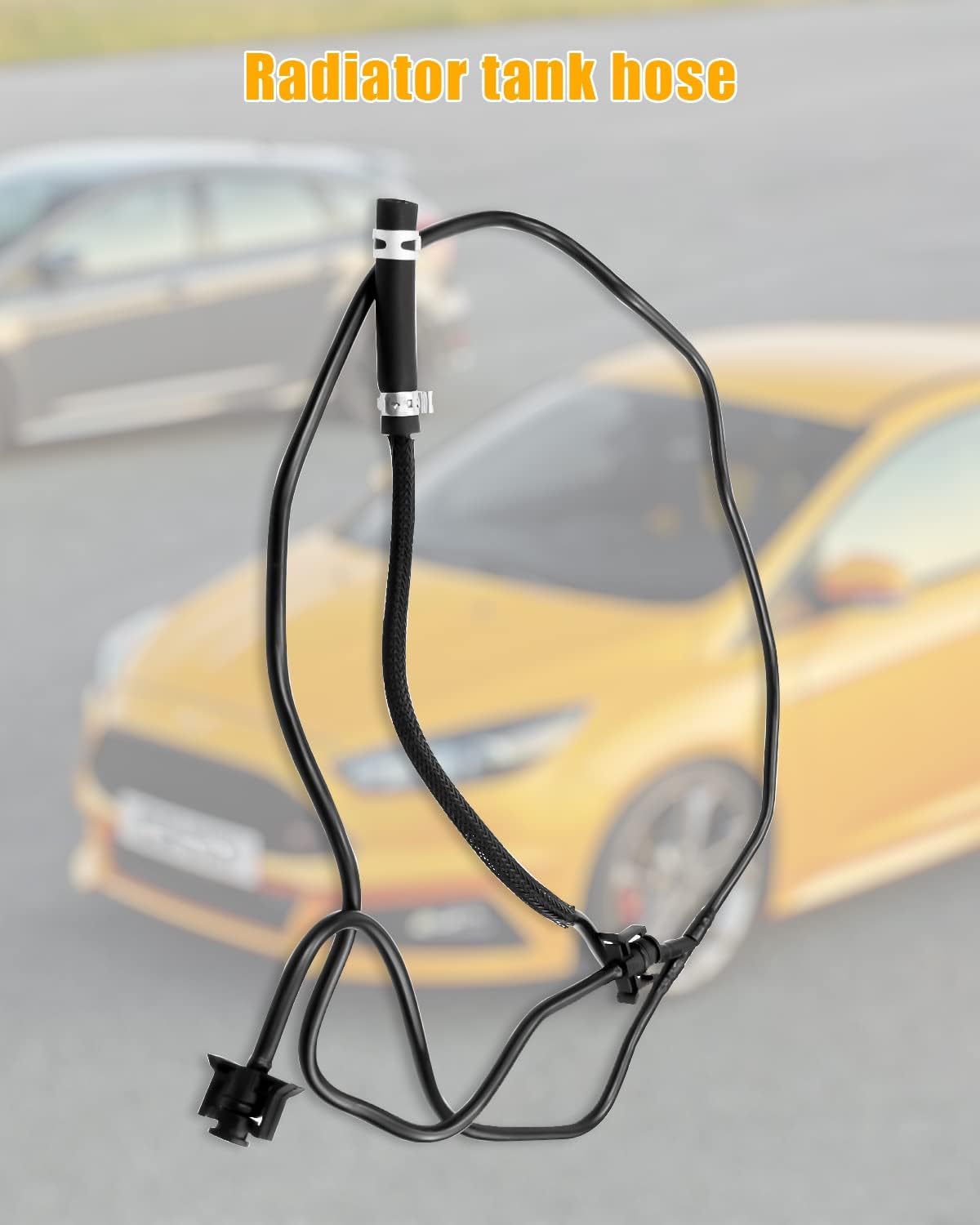 Manguera de depósito de radiador apta para Ford Focus 2012-2018 con motor no turbo de 2.0L, reemplaza BV618K012KF CV6Z-8K012-K