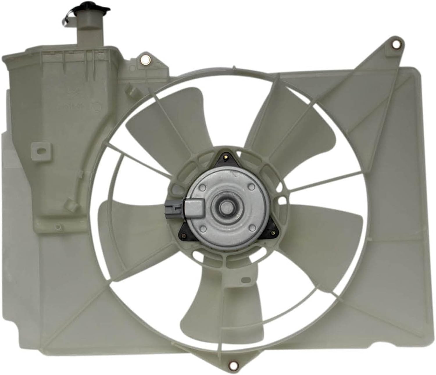 TRQ Conjunto de ventilador de refrigeración del radiador con depósito para Toyota Echo Scion xA xB Nuevo