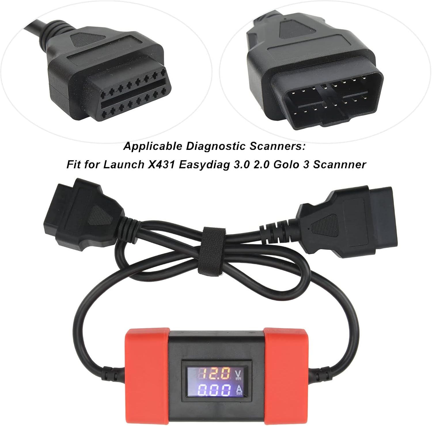 oceanside Cable adaptador de camión resistente 24V a 12V convertidor para lanzamiento X431 Easydiag 3.0 2.0 Golo 3 escáner