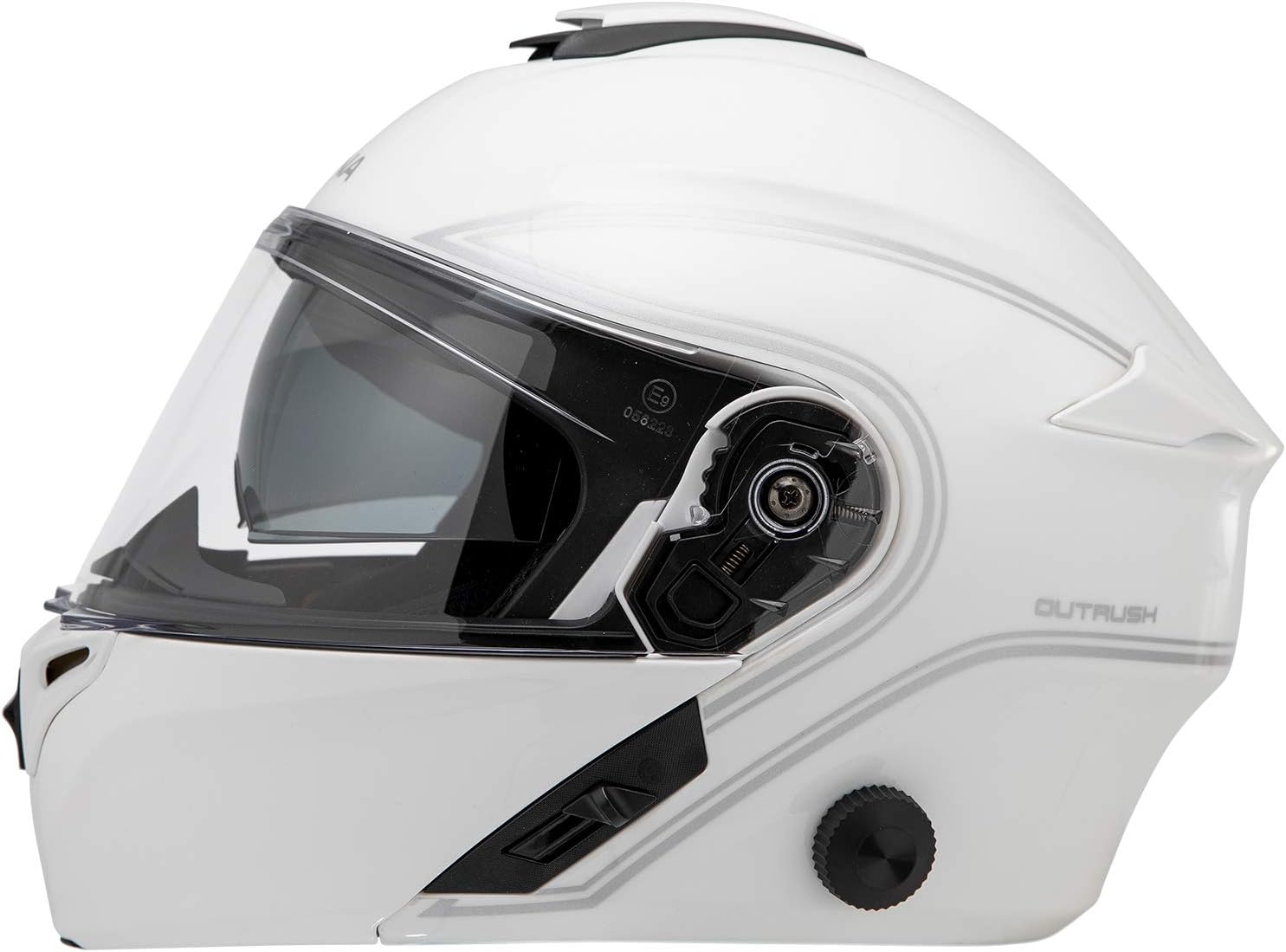 Sena Outrush – Casco modular de motocicleta Bluetooth con sistema de intercomunicación