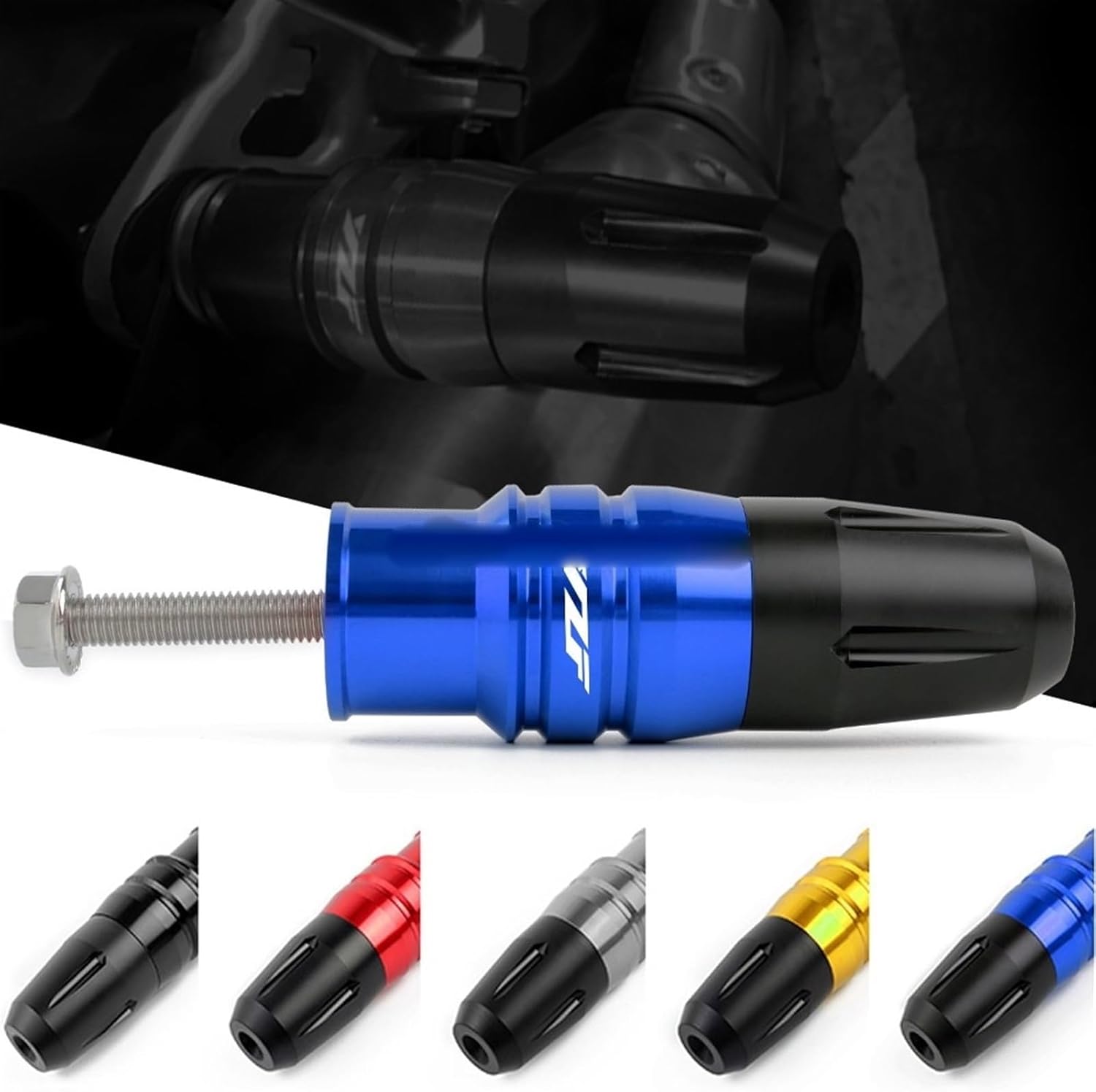 for Yamaha YZF R25 YZF R3 MT25 MT03 2015-2022 Motorcycle CNC Accessoires Falling Protection Exhaust Slider Crash Pad Slider Falling Protector (Color