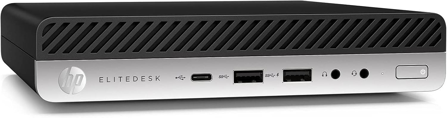 HP Nuevo EliteDesk 800 G4 1L Business Mini computadora de escritorio, Intel Hexa-Core i5-8500T, 32GB DDR4 RAM, 2TB PCIe SSD, adaptador WiFi,