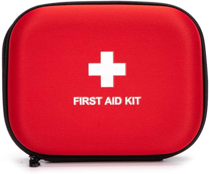 Estuche rígido de primeros auxilios vacío para primeros auxilios, funda rígida de EVA para primeros auxilios, bolsa médica roja dura para la salud