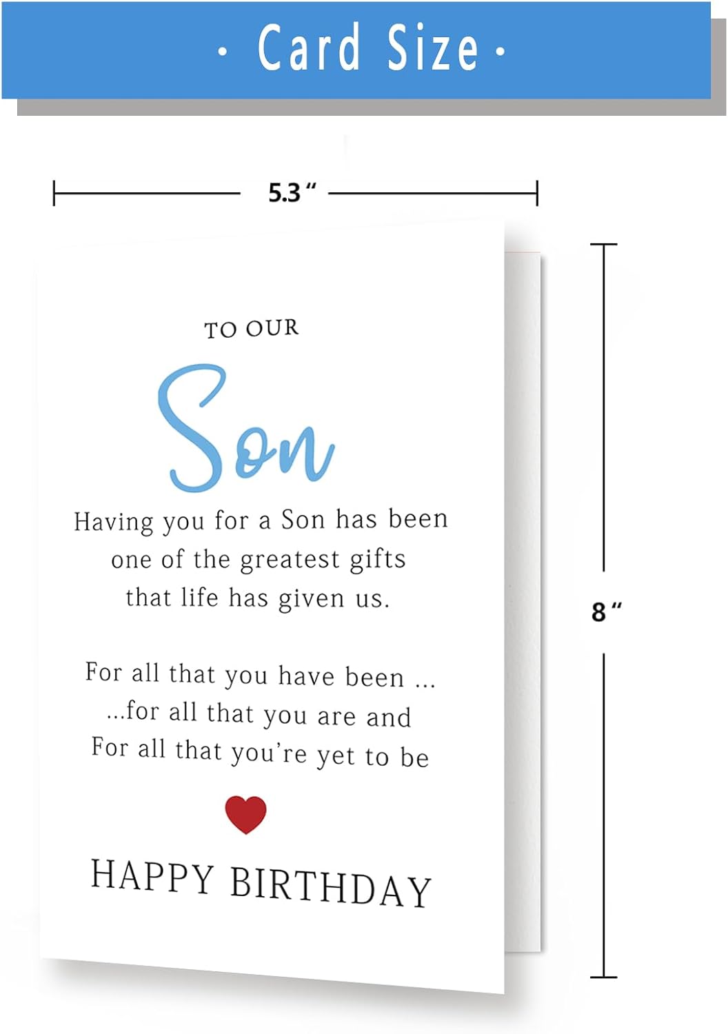 Tarjeta de feliz cumpleaños para hijo, regalos de cumpleaños de mamá papá, divertida tarjeta de cumpleaños para hijo adulto, idea de regalo de