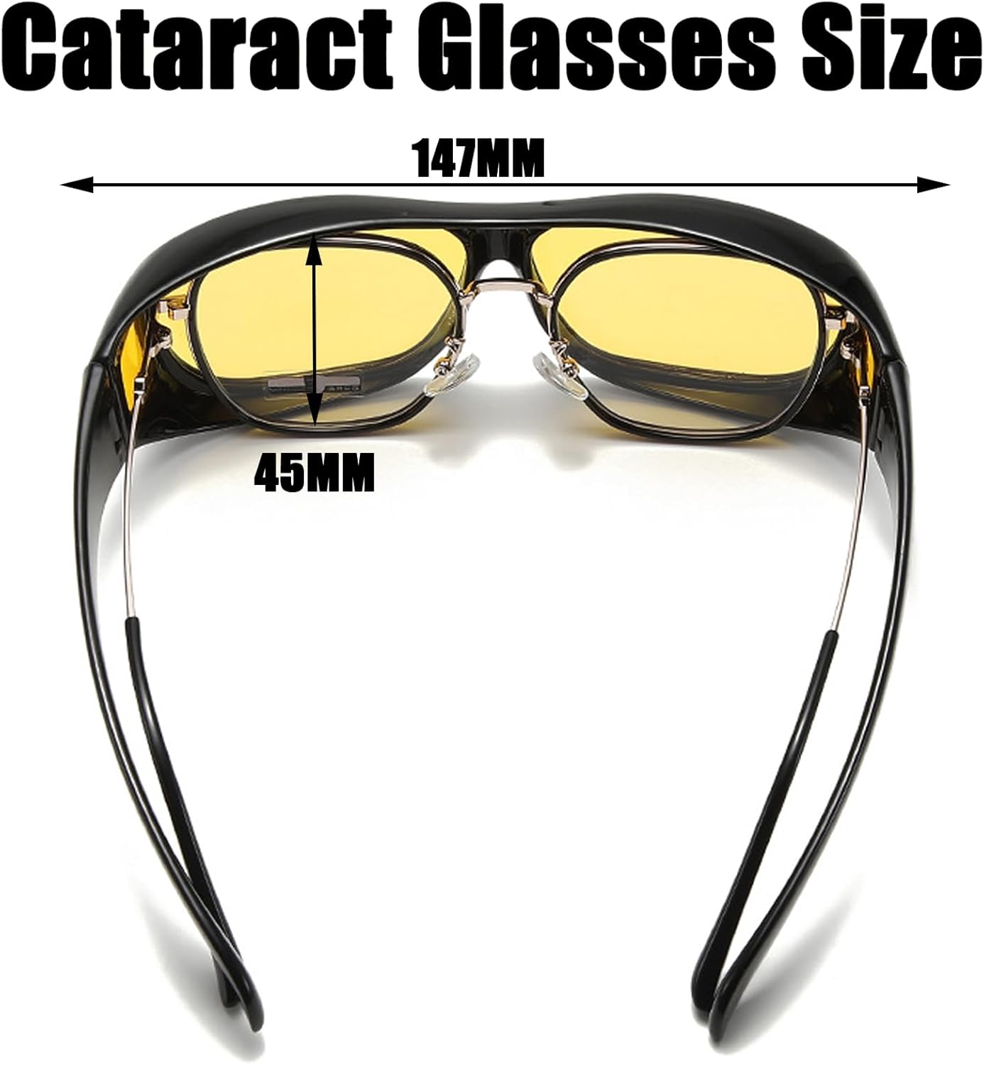 Tomuvpzn Lentes de degeneración macular para hombres y mujeres, lentes para ayuda a la degeneración macular, glaucoma, cataratas y retinitis