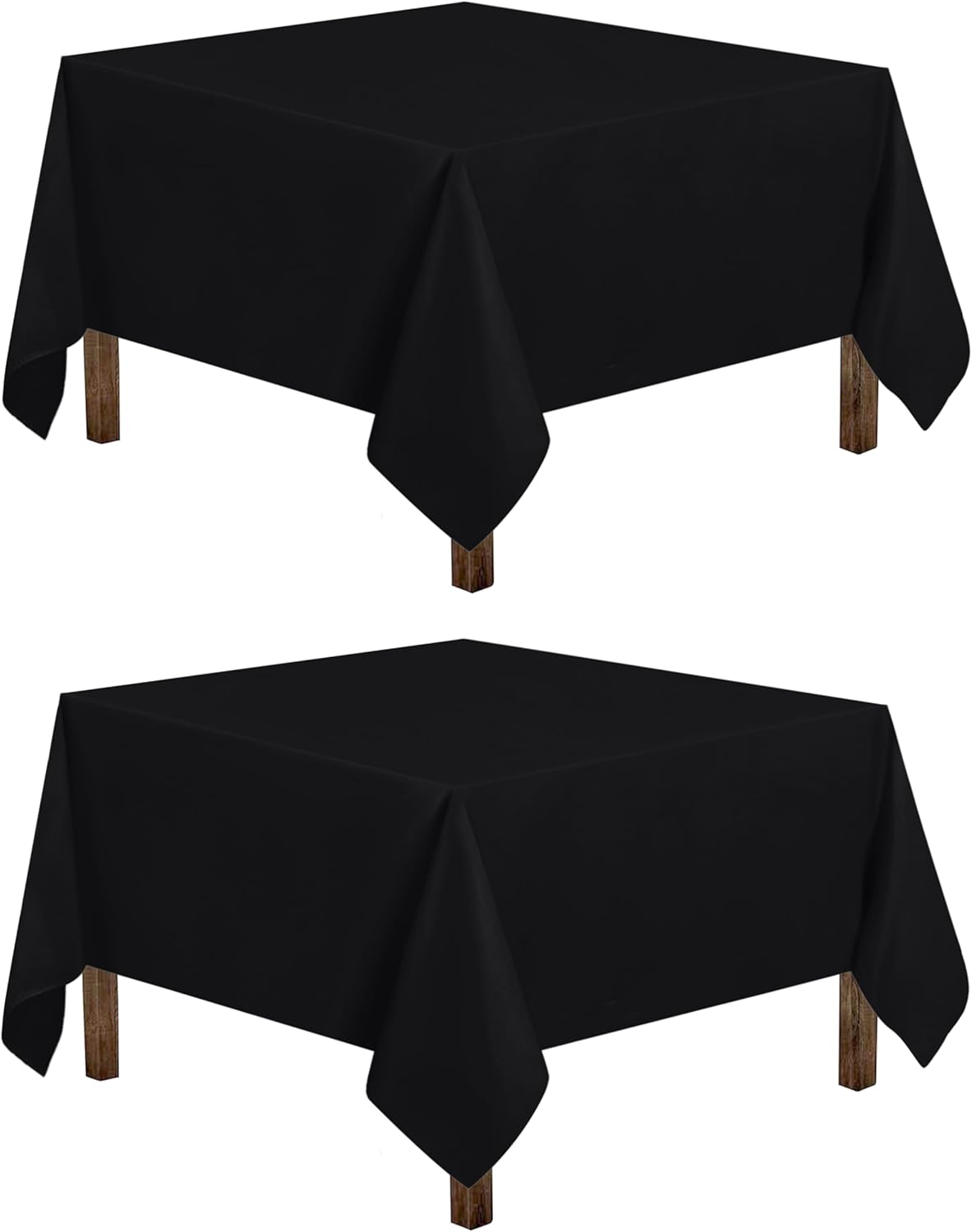 Utopia Kitchen – Paquete de 2 manteles cuadrados lavables a máquina, tela de poliéster, para comedor, fiestas de bufé, pícnic, eventos, bodas y