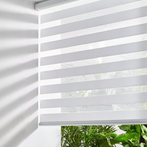 Persilux Persianas estilo cebra sin cordones para ventanas, persianas de doble capa (30 pulgadas de ancho x 72 pulgadas de alto, blanco) de doble Persilux Persianas estilo cebra sin cordones para ventanas, persianas de doble capa (30 pulgadas de ancho x 72 pulgadas de alto, blanco) de doble