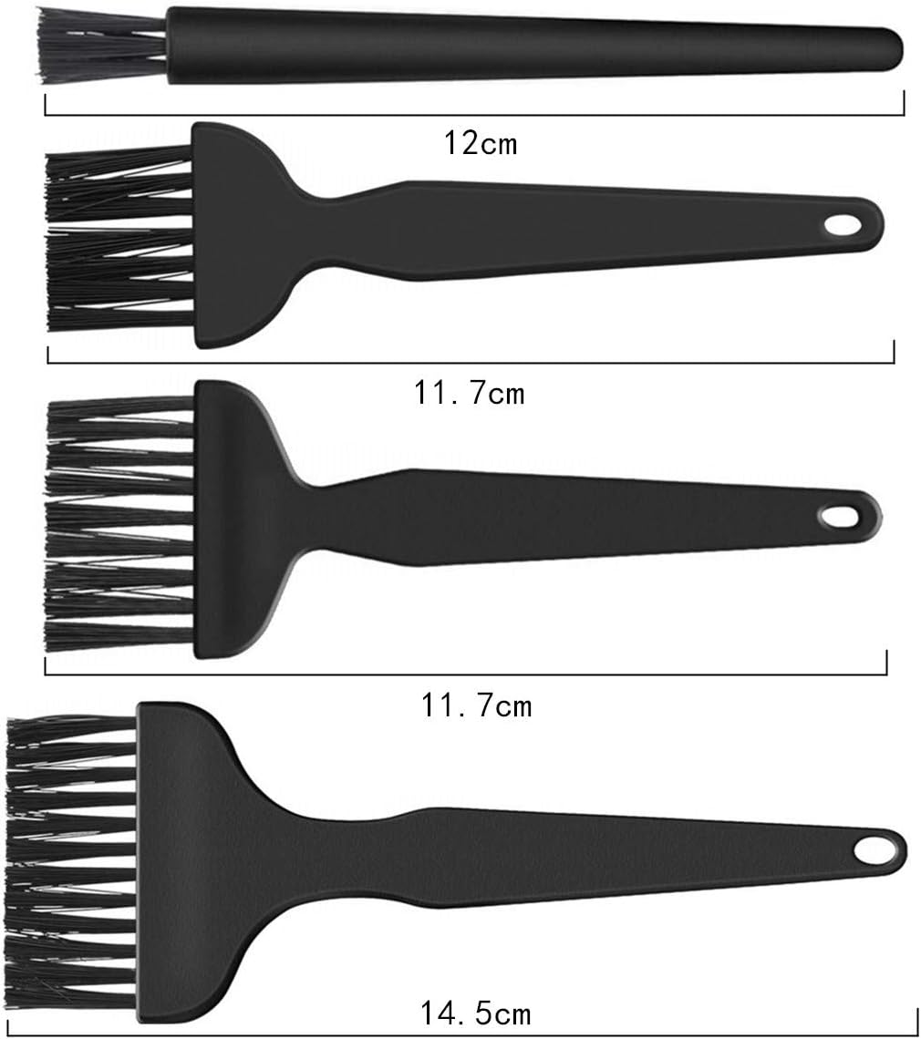 9 en 1 cepillos antiestáticos pequeños kit de limpieza cepillo de nailon multiusos para teclado, placas base de PC, cámara, teléfono, portátil,