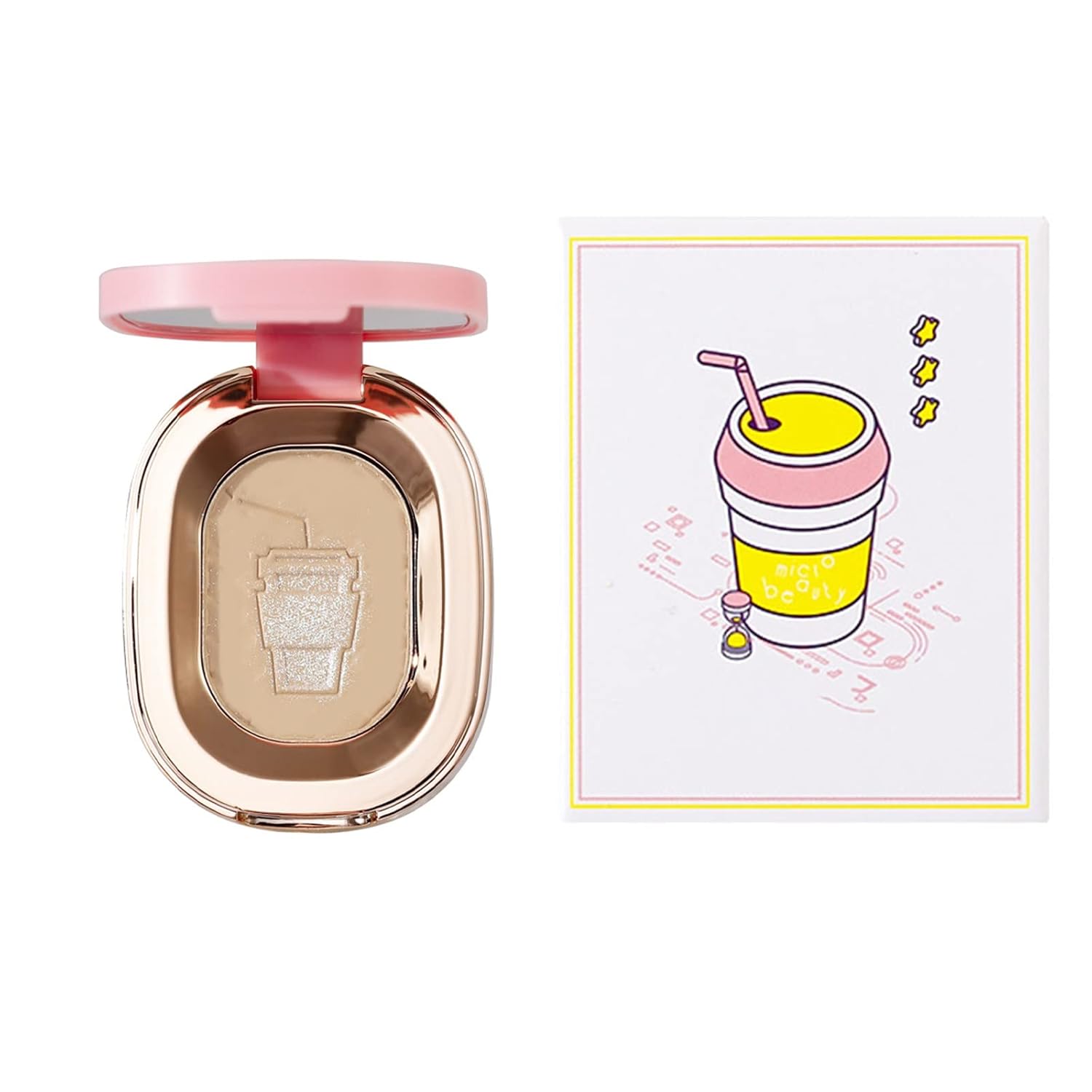 Girl Nudes Sombra de ojos monocromática Brillo fino Pearl Mattes Polarizado Daily Fairy Highlight Paletas de sombras de ojos brillo coreano