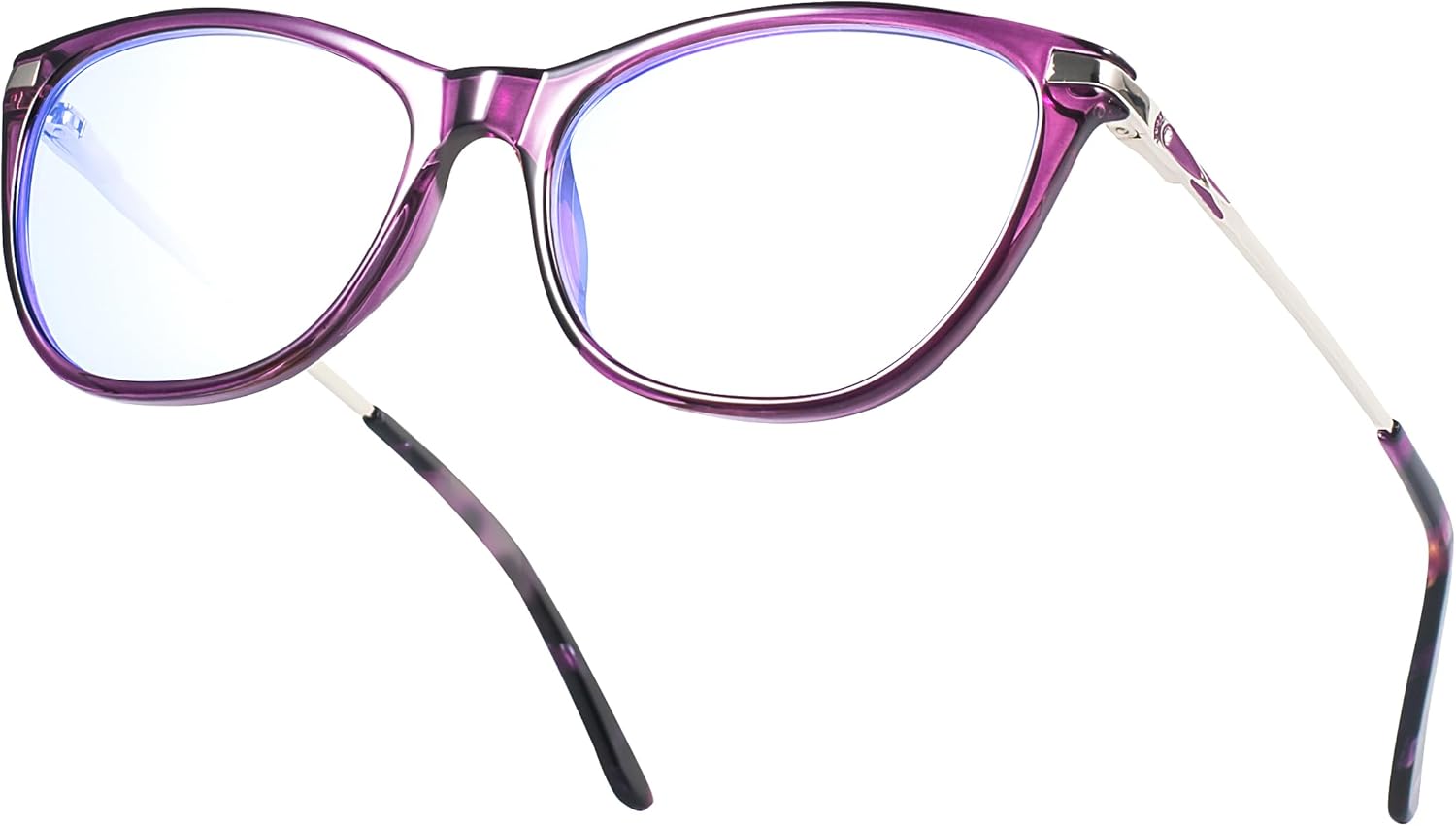 Gafas de lectura con bloqueo de luz azul, gafas de lectura de ojo de gato, gafas de lectura ultraligeras para mujeres BHX8012