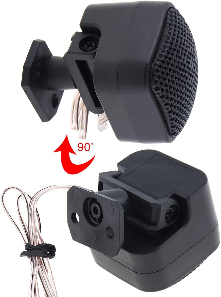 2 unids TP-004A altavoz del tweeter del coche 500W 12V 4ohm alta eficiencia mini altavoces de tweeter para el sistema de audio del coche