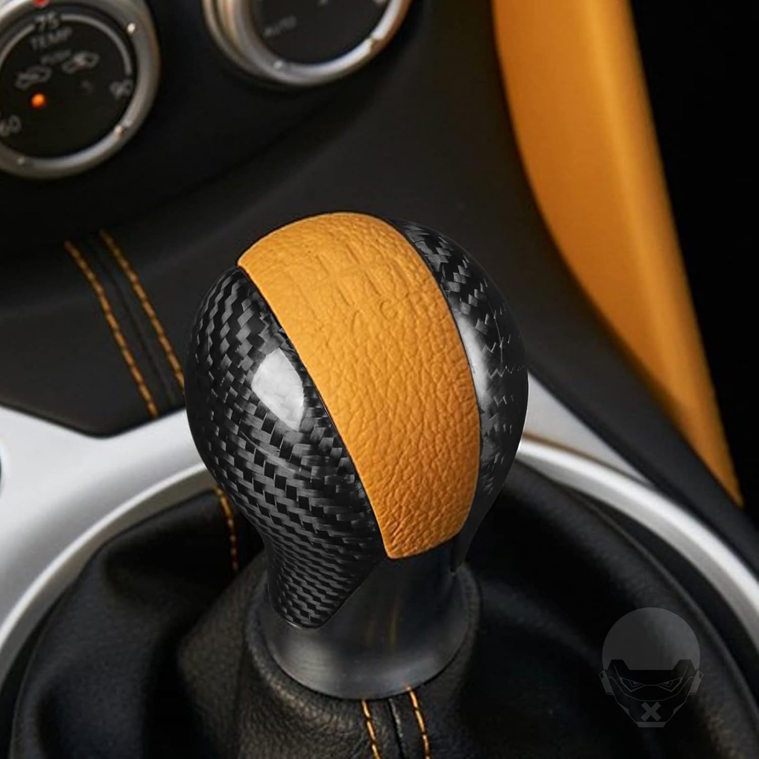 Cubierta de fibra de carbono mejorada compatible con Nissan 370Z 2009-2018, 2 piezas