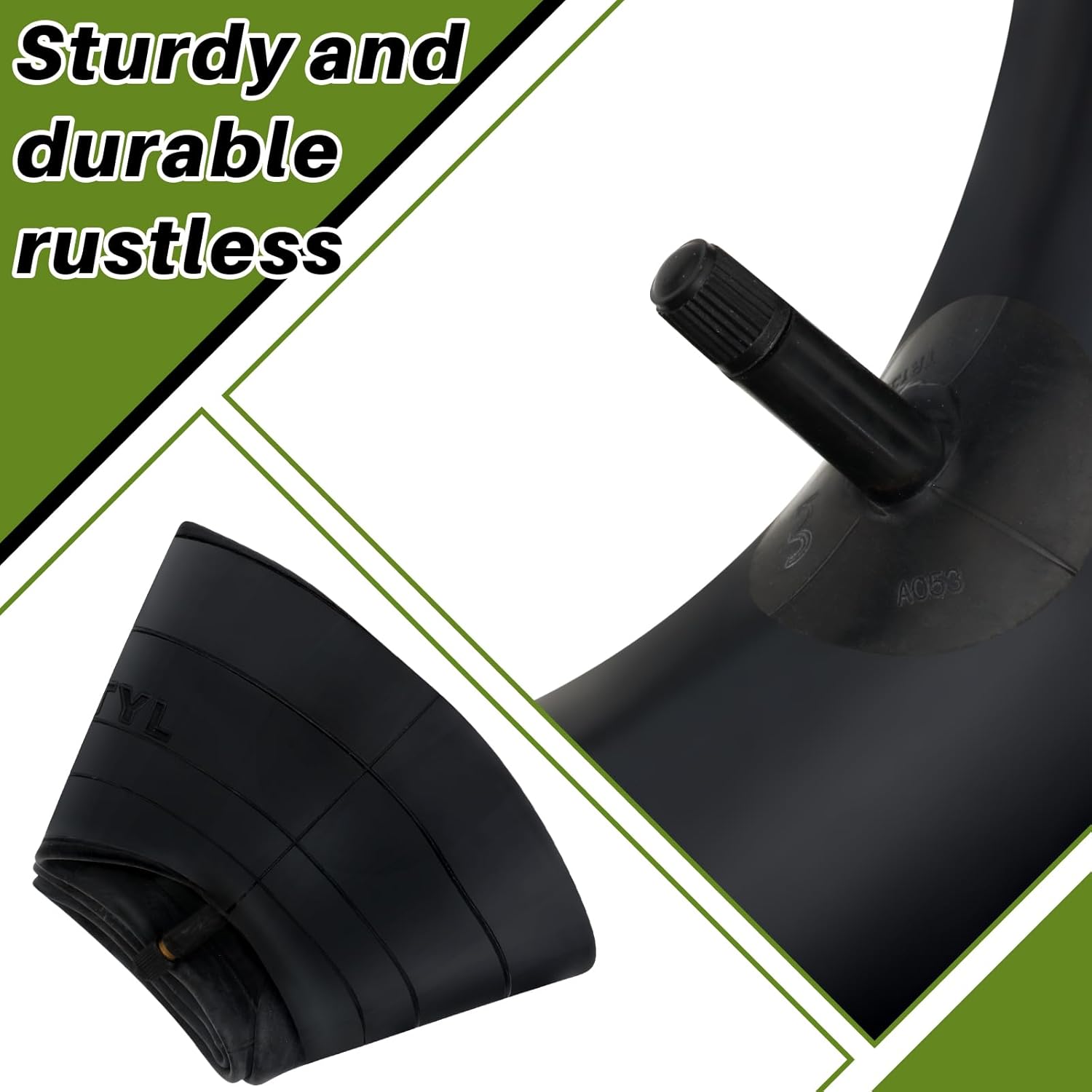 4 piezas de tubo interior de neumático de 4.804.00-8 pulgadas, tubo interior de repuesto resistente para carretillas, camiones de mano, cortacésped,