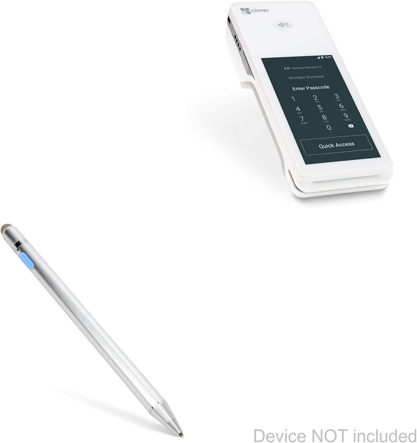 BoxWave – Lápiz capacitivo compatible con Clover Flex, AccuPoint Active Stylus, lápiz digital electrónico con punta ultra fina para Clover Flex,