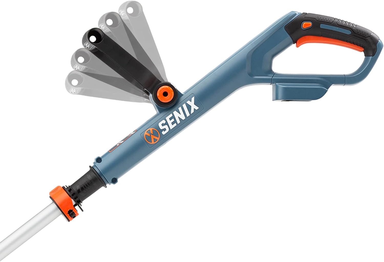 SENIX X2 Wacker inalámbrico de 20 voltios máximos* para malezas, recortadora de césped y bordeadora, eje dividido desmontable, ancho máximo de corte