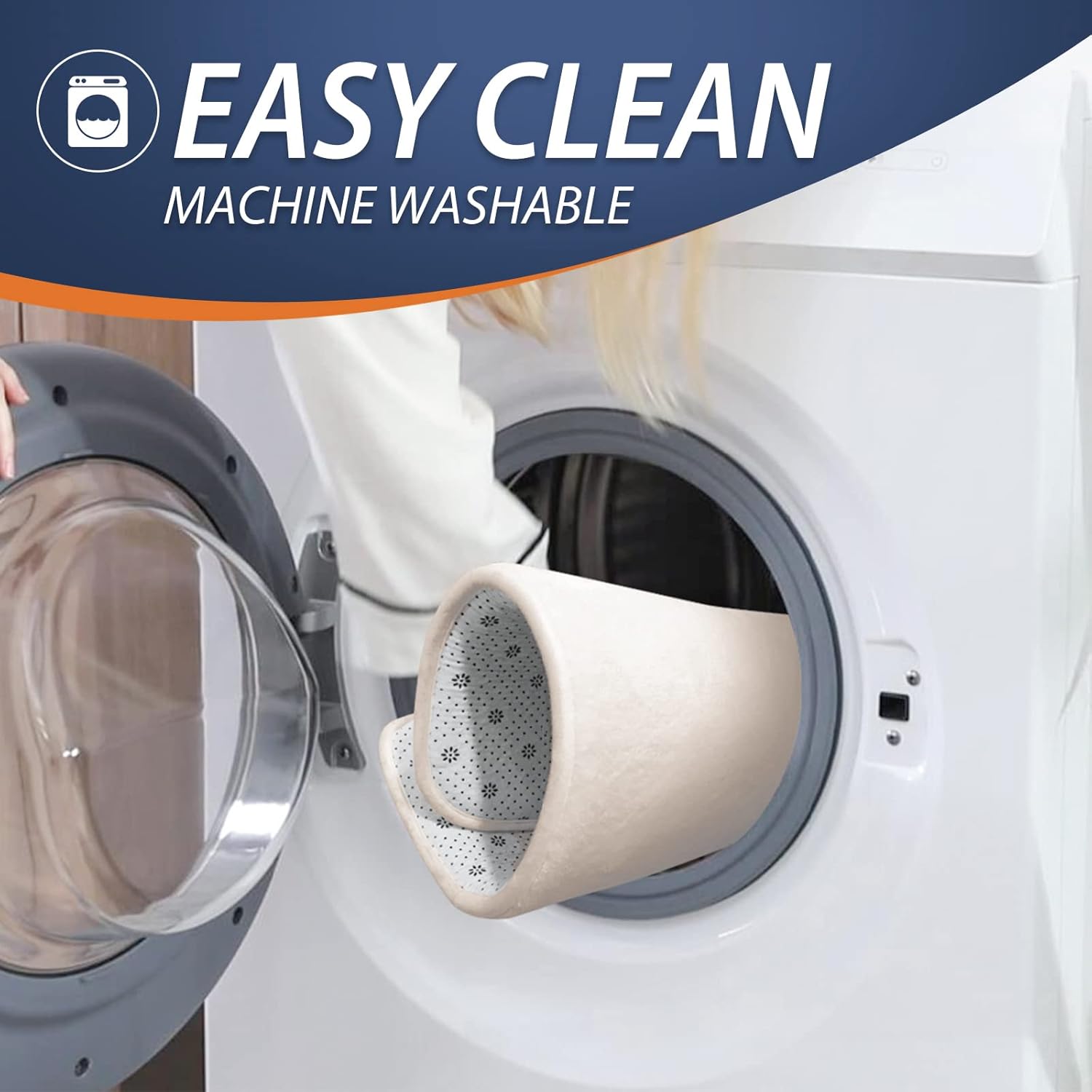 Walensee – Tapete de baño de espuma viscoelástica extra grueso, antideslizante, absorbente y súper acogedor, tapete de baño de terciopelo suave de