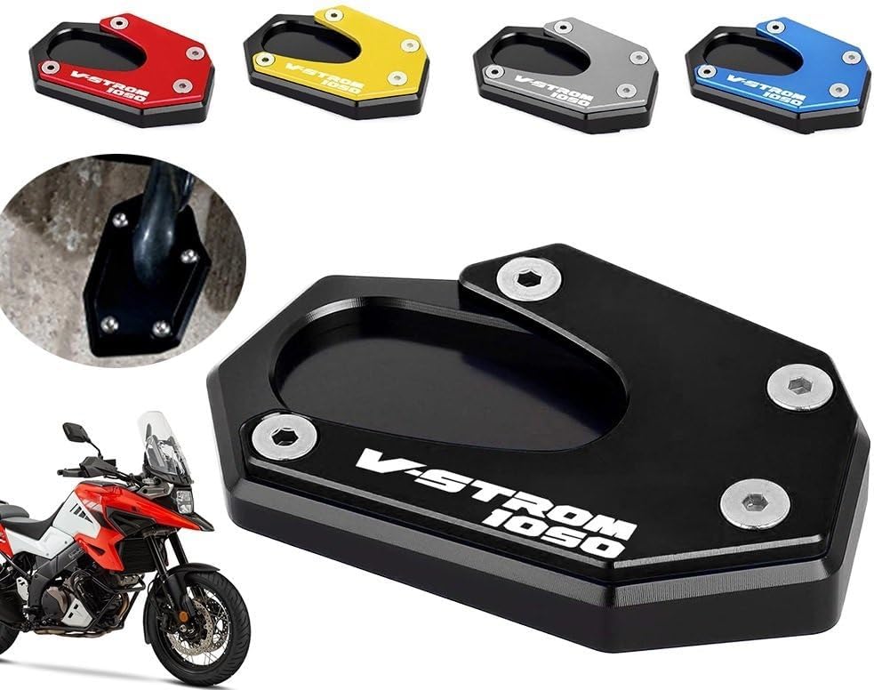 motorcycle side stand pad For Suzuki V-Strom DL 1050 XT V-strom 1050XT DL1050 DL1050XT Motorcycle Accessories Foot Side Stand Extension Plate Pad