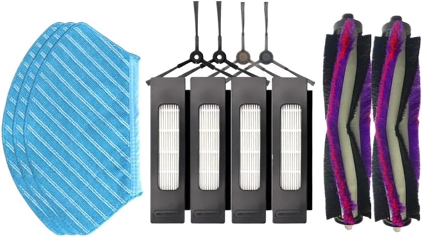 ConvOw Vacuum Cleaner Main Side Brush HEPA Filter Mop Cloth Accessories Kit Compatible for Midea M7 I10 M71CN  M7pro  M7max