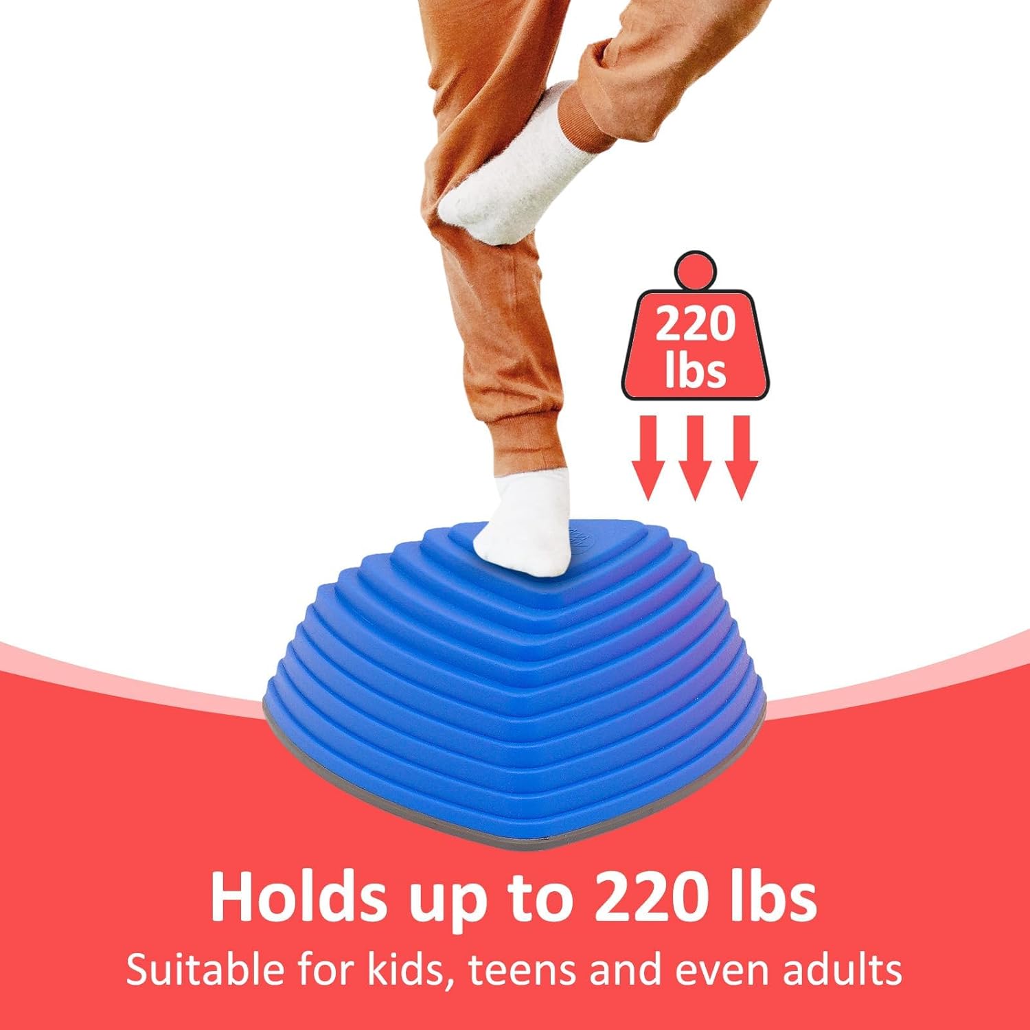 Juego de 12 piedras antideslizantes para niños, bloques de equilibrio para interiores y exteriores, pista de obstáculos, equipo de fitness para