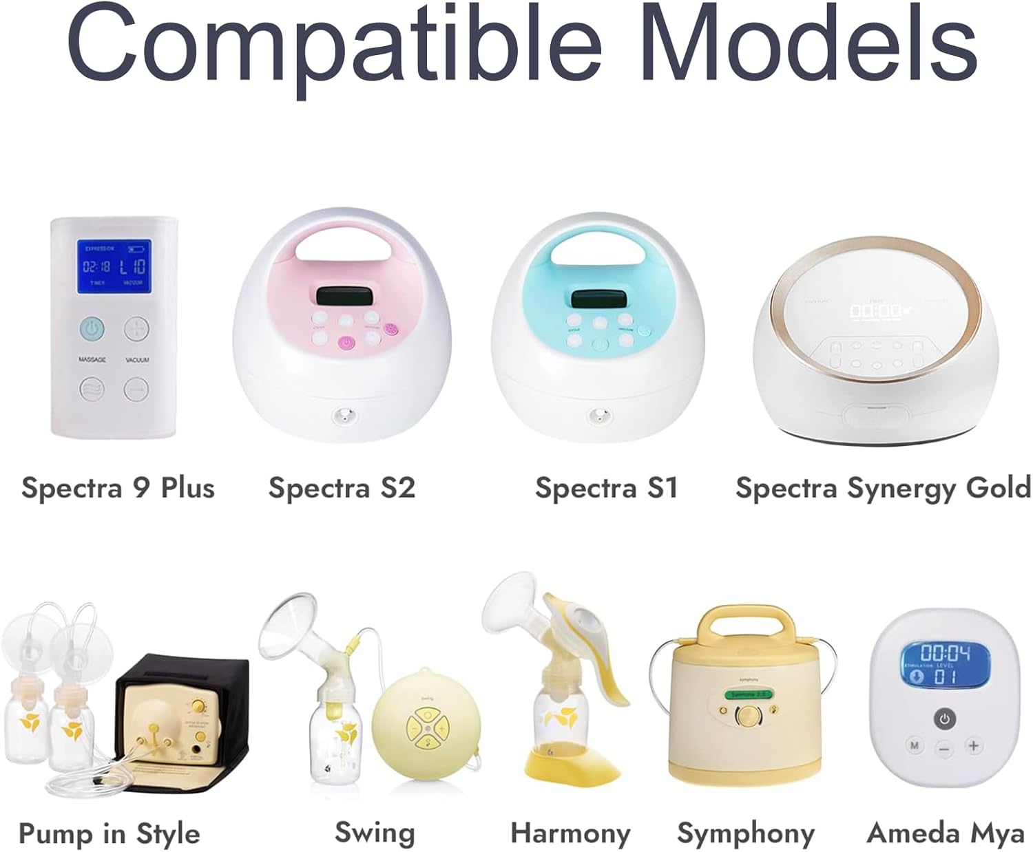 SKYWOT Paquete de 6 válvulas de pico de pato para extractor de leche portátil, accesorios manos libres, válvulas universales de pico de pato, etc.,