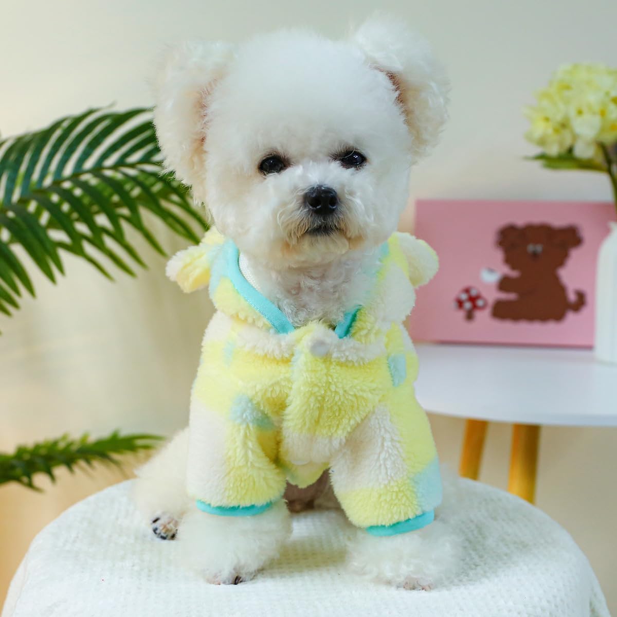 Sudaderas con capucha para perro, abrigo de invierno cálido y cómodo para mascotas, sudadera de oso, ropa para cachorros, camisa para perro, suéter
