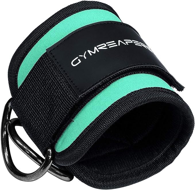 Correas de tobillo (par) para patadas traseras en máquinas de cable, entrenamientos de glúteos, ejercicios de la parte inferior del cuerpo – Correas