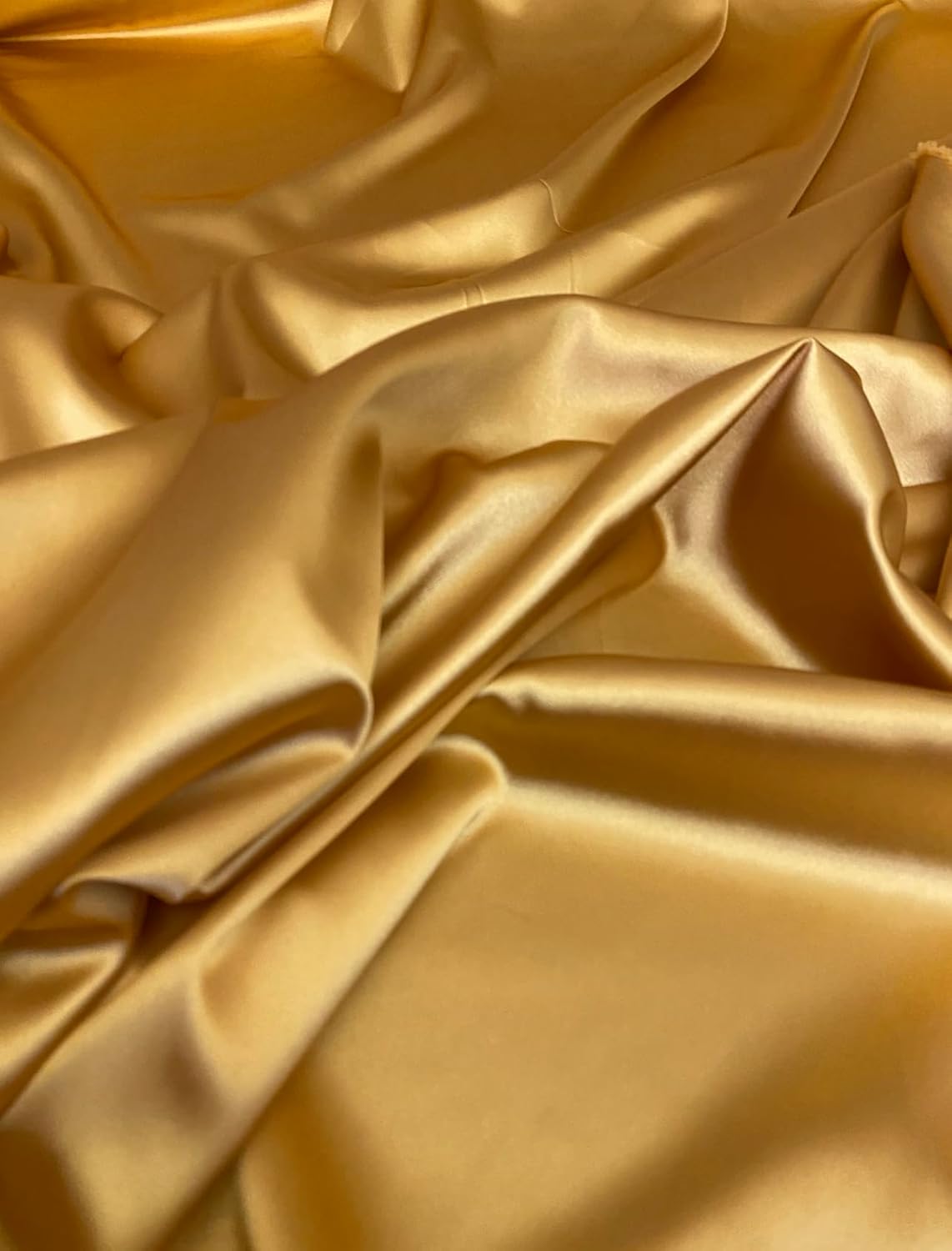 Yard – Tela de satén sedosa elástica de alta calidad, tela para vestidos y faldas, suave como la seda, brillo metálico, ideal para bodas y diseño de