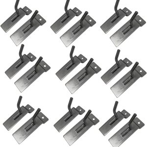 DBM IMPORTS Ganchos Slatwall de 1″, acero crudo, exhibición de suspensión, ganchos de panel de alambre de metal, juego de 25 piezas DBM IMPORTS Ganchos Slatwall de 1″, acero crudo, exhibición de suspensión, ganchos de panel de alambre de metal, juego de 25 piezas