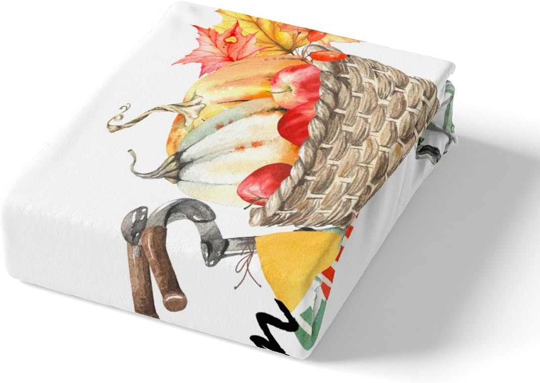 Juego de ropa de cama de otoño para niñas y niños, tamaño matrimonial, juego de funda de edredón de Acción de Gracias, decoración de habitación,
