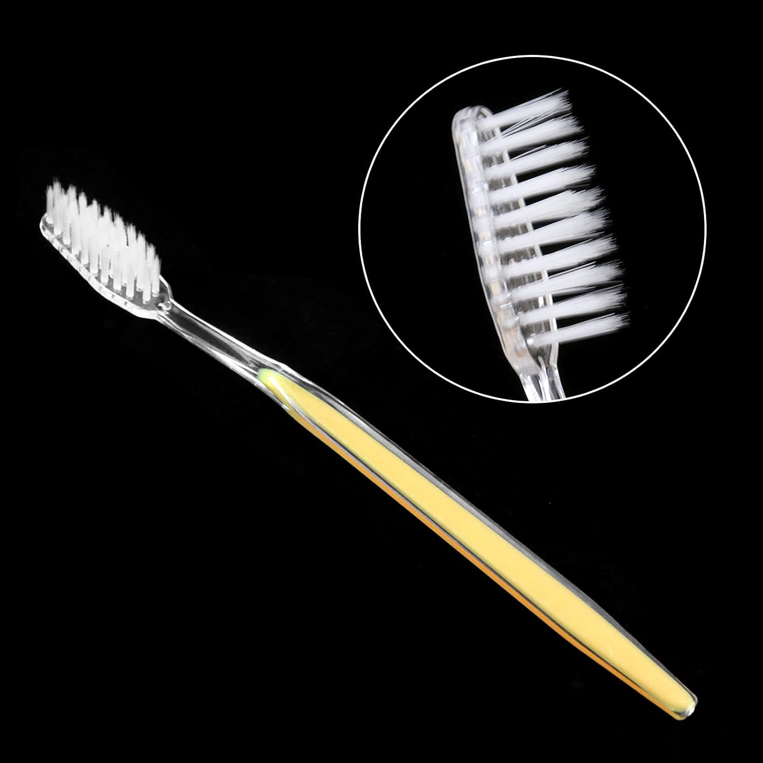 Cepillos de dientes desechables con pasta de dientes (5 colores) (500)