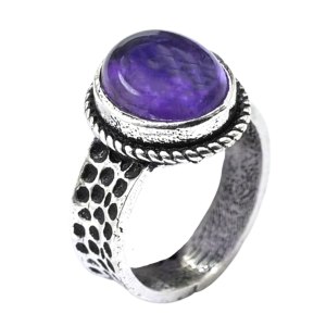 Amethyst Rings for Women and Teen Girls – Silver Amethyst Crystal Ring Birthstone Jewelry – Healing Crystal Gifts for Her, Mothers Day, Christmas – Amethyst Rings for Women and Teen Girls – Silver Amethyst Crystal Ring Birthstone Jewelry – Healing Crystal Gifts for Her, Mothers Day, Christmas –