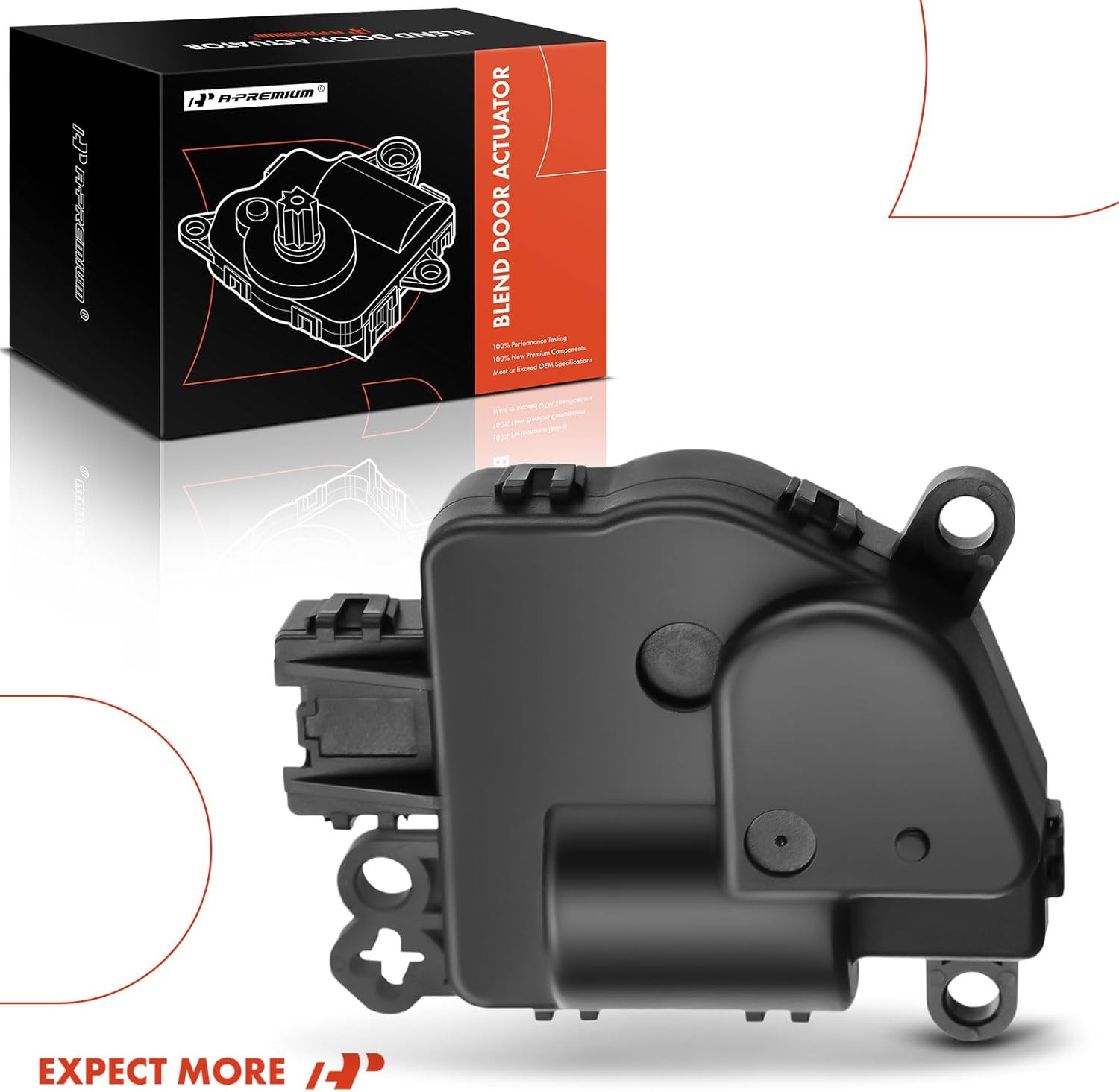 A-Premium Actuador de puerta de mezcla de calentador HVAC Dodge Grand CaravanChargerChallenger 2008-2019, Dakota 2008-2010, Magnum 2008 y Chrysler