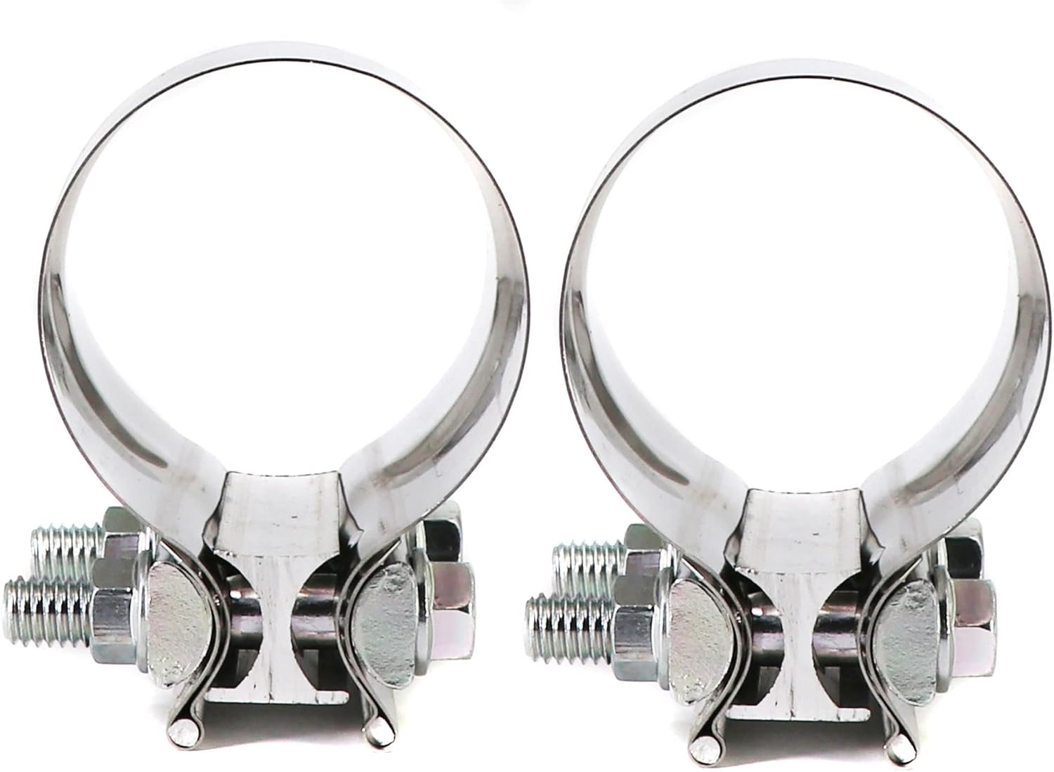 Abrazadera de banda de escape de 3.0 pulgadas, junta de regazo de acero inoxidable 304 preformada, utilizada para sellar silenciadores, accesorios,