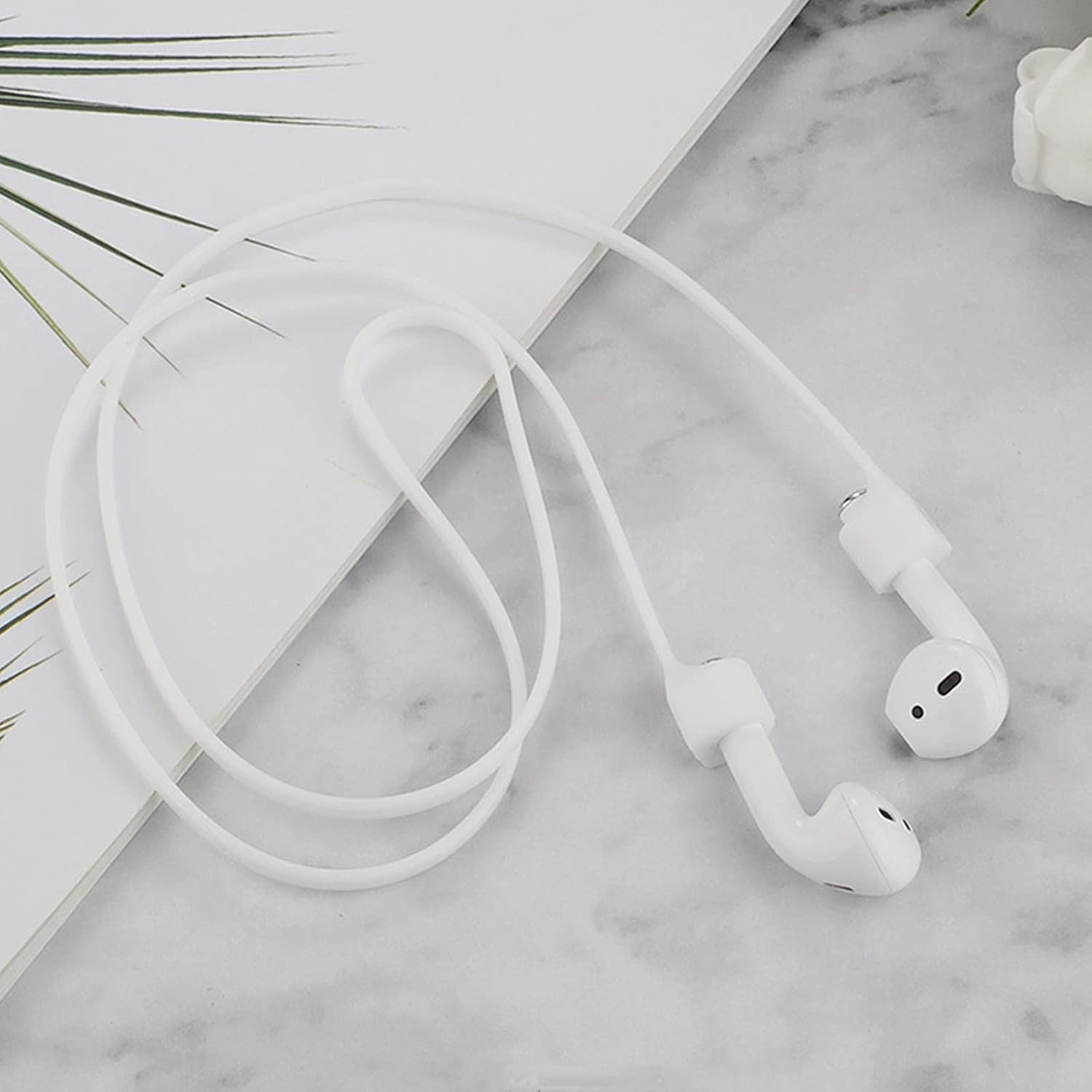 Magnetic Anti-Lost Straps for AirPods,Colorful Soft Silicone Sports Lanyard, Neck Rope Cord