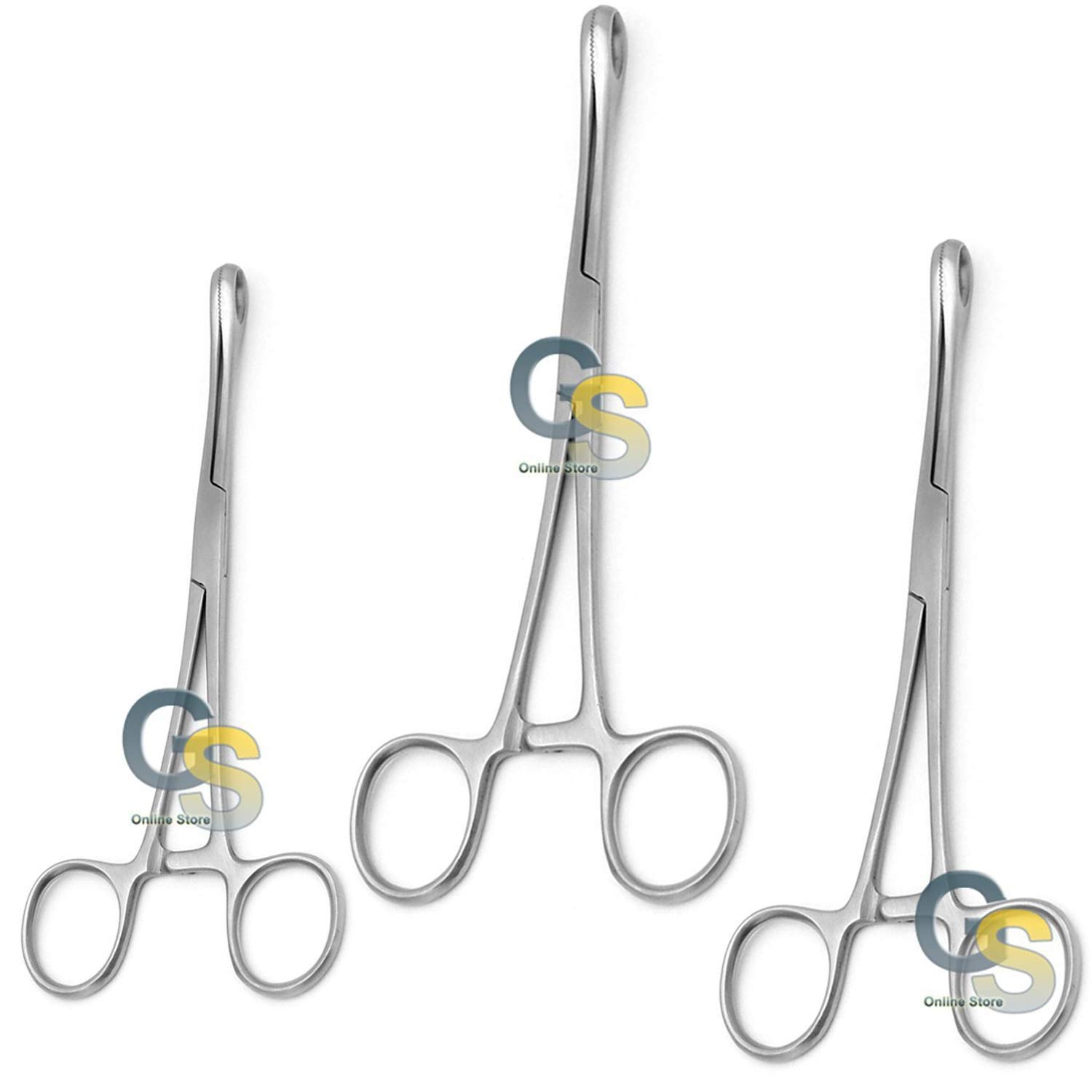 Lote de 3 pinzas de esponja de 7″, 9″, 10″ recto por G.S Online Store
