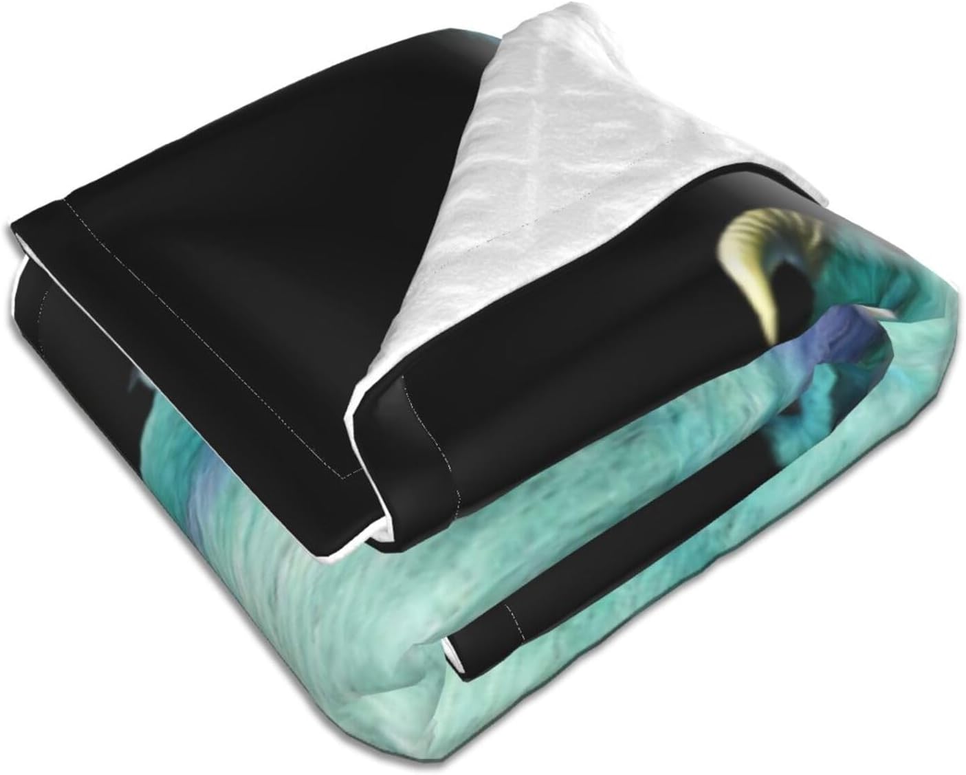 Monsters Anime Inc – Manta colorida de franela para bebé, ropa de cama para niños y niñas, 30 x 40 pulgadas, color negro, talla única